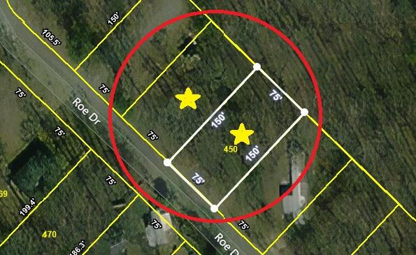 Roe Drive Lots Plat