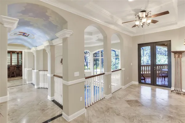 a view of a tennis court