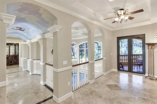 a view of a tennis court