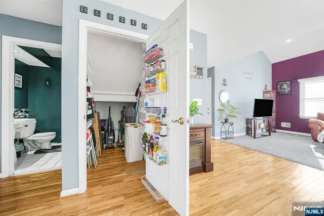 a view of a living room