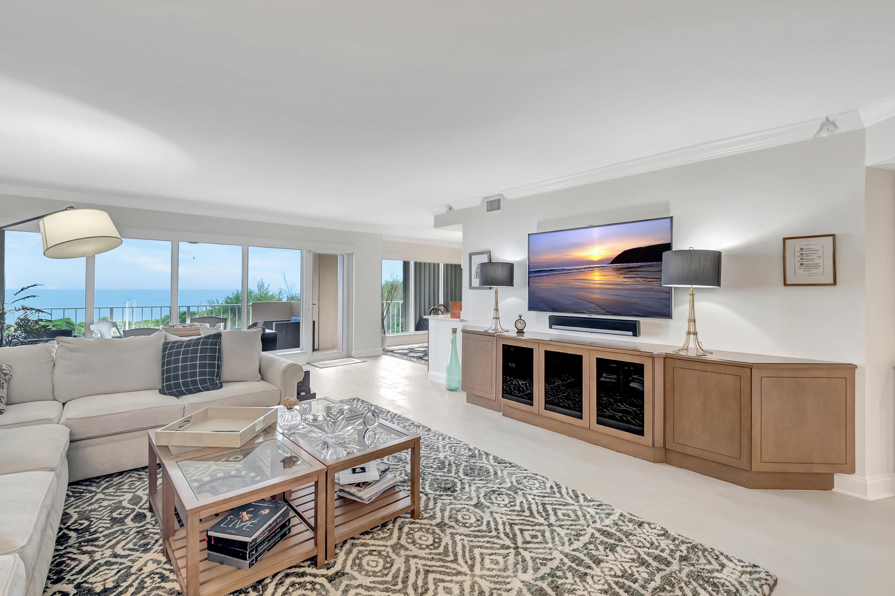 4001 North Ocean Boulevard, Unit 705 Boca Raton, FL 33431 - Photo 6 of 83 LIVING ROOM