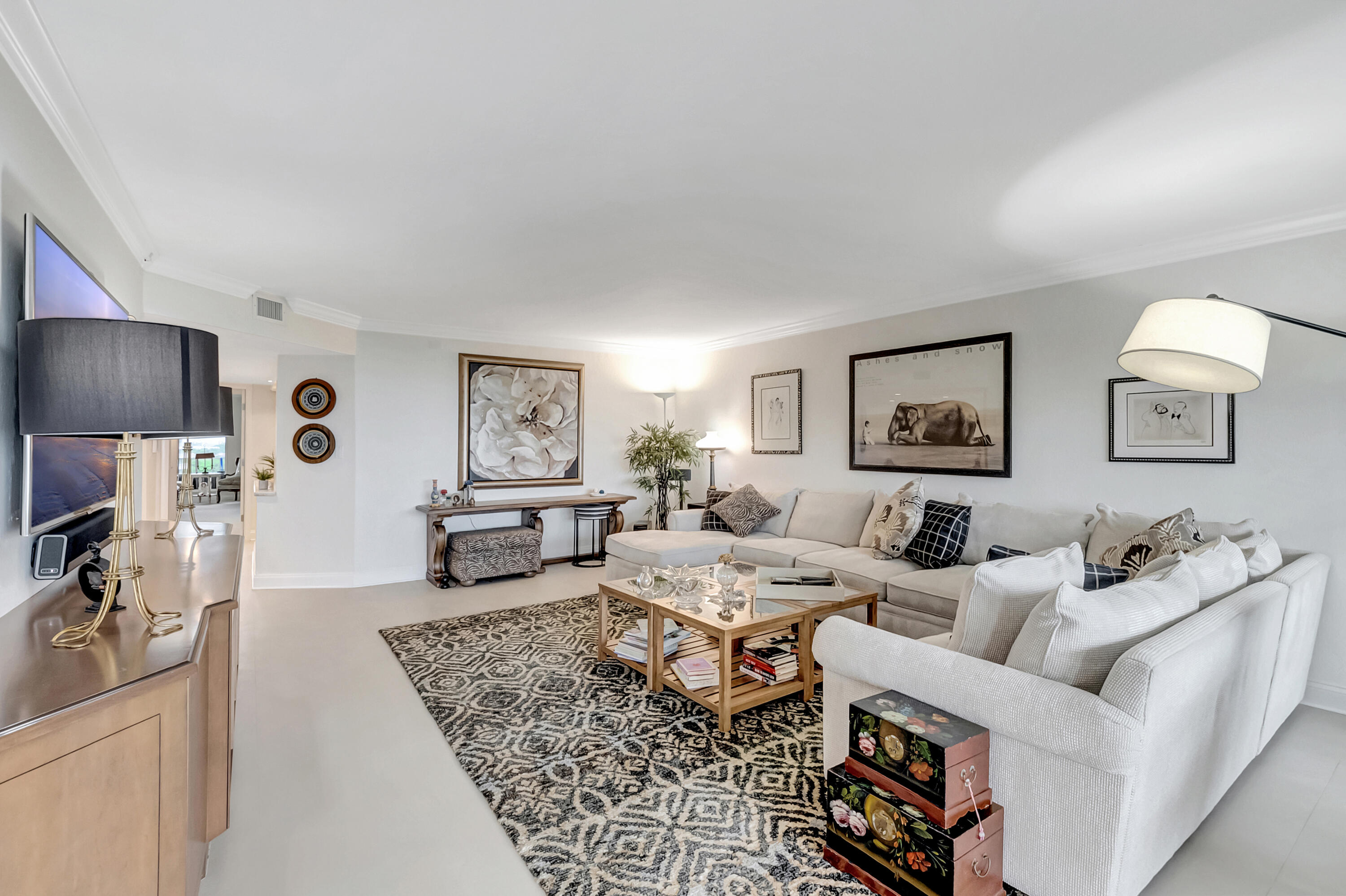 4001 North Ocean Boulevard, Unit 705 Boca Raton, FL 33431 - Photo 7 of 83 LIVING ROOM
