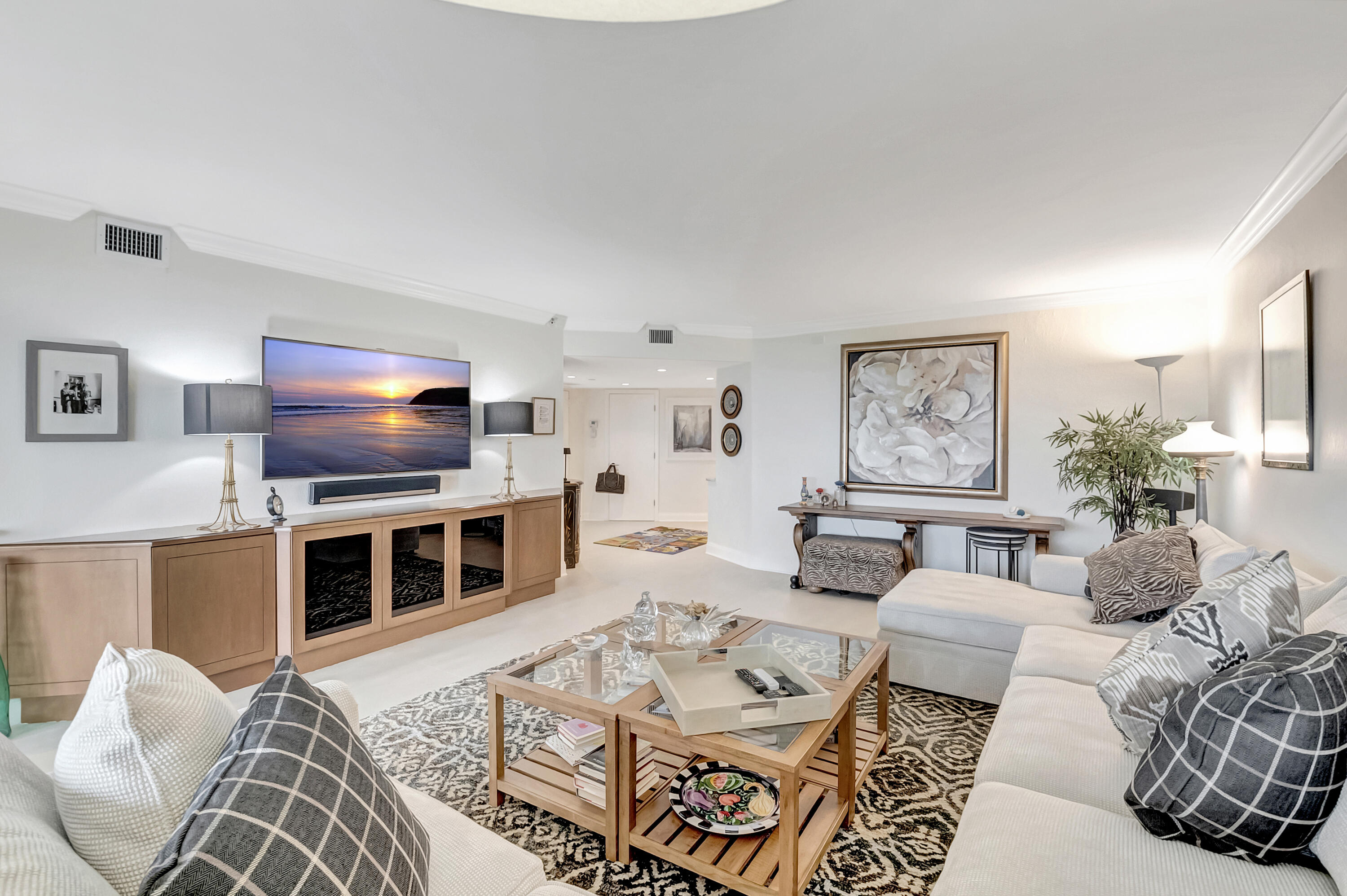 4001 North Ocean Boulevard, Unit 705 Boca Raton, FL 33431 - Photo 8 of 83 LIVING ROOM