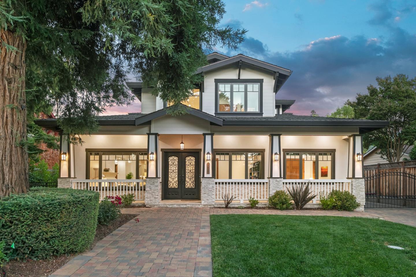 16362 Hilow Road Los Gatos, CA 95032 - Photo 2 of 55 front view of a house with a yard