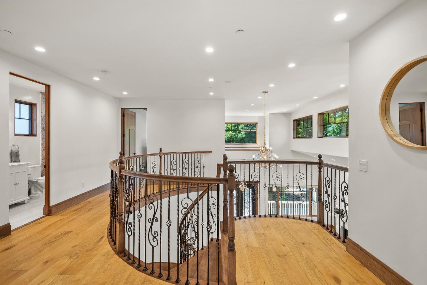 16362 Hilow Road Los Gatos, CA 95032 - Photo 23 of 55 a view of hallway with wooden floor