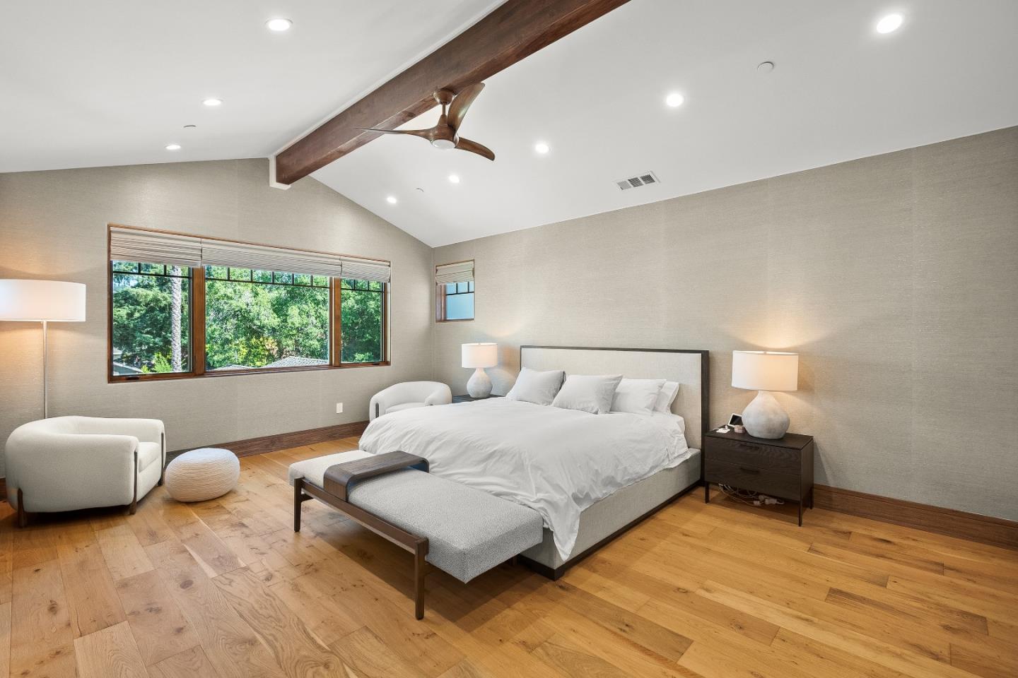 16362 Hilow Road Los Gatos, CA 95032 - Photo 25 of 55 a bed room with a bed and a couch