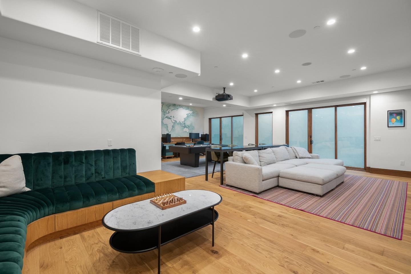 16362 Hilow Road Los Gatos, CA 95032 - Photo 37 of 55 a living room with furniture and a wooden floor
