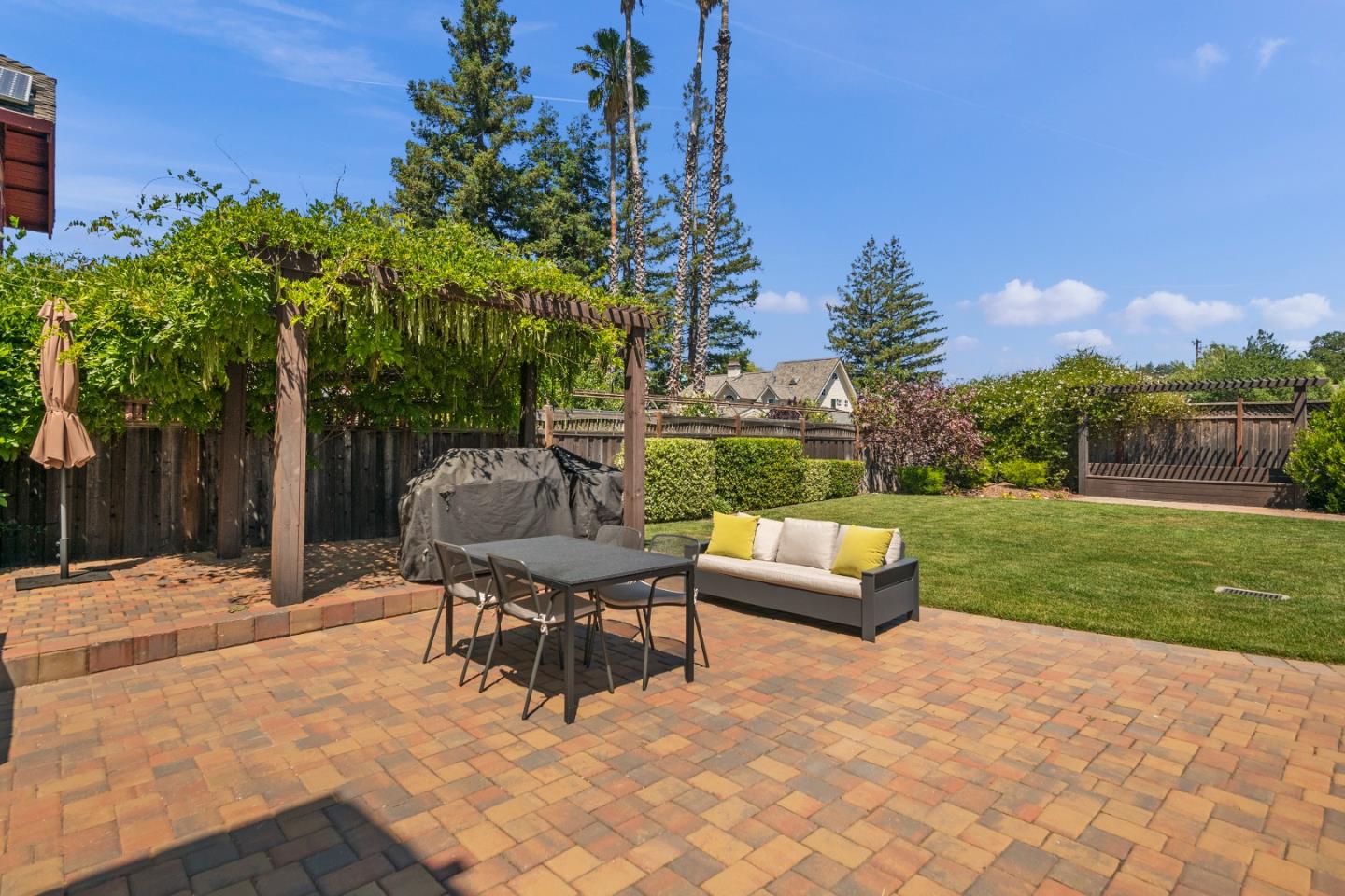 16362 Hilow Road Los Gatos, CA 95032 - Photo 47 of 55 a view of backyard with seating area and green space