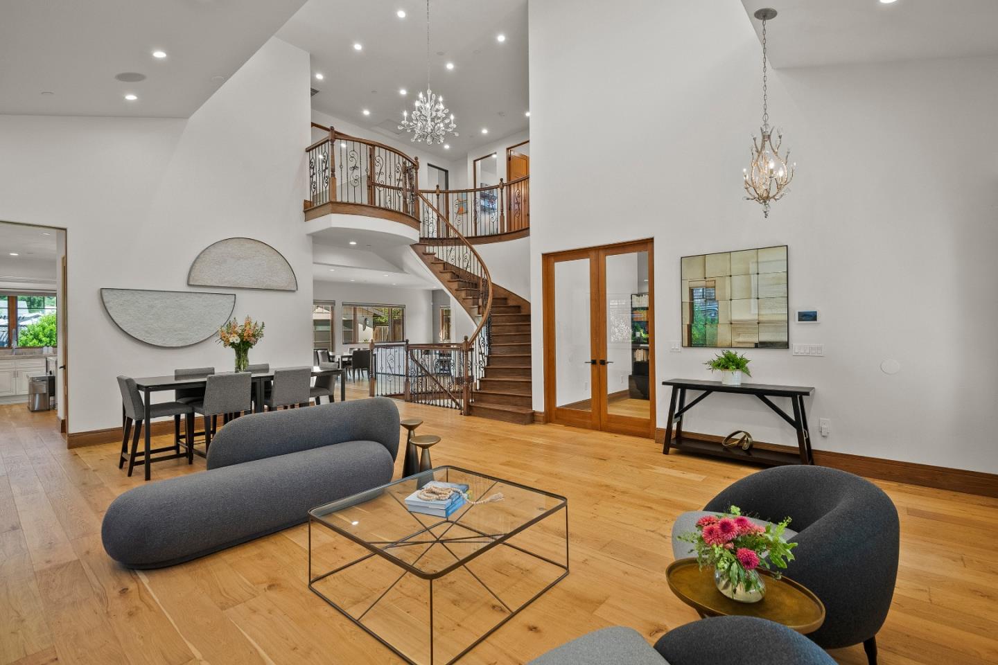 16362 Hilow Road Los Gatos, CA 95032 - Photo 6 of 55 a living room with furniture and wooden floor