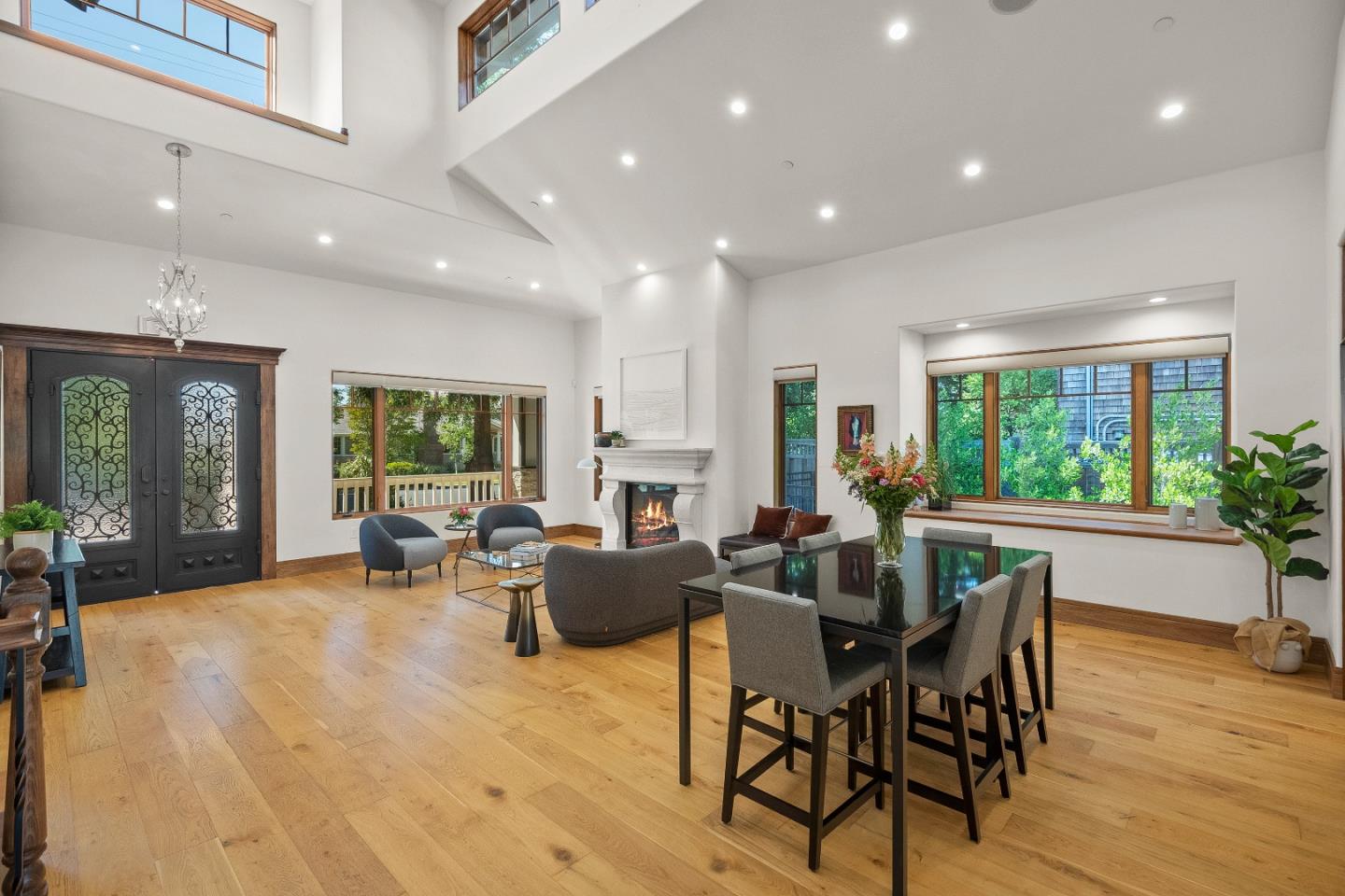 16362 Hilow Road Los Gatos, CA 95032 - Photo 9 of 55 a view of a dining room with furniture window and outside view