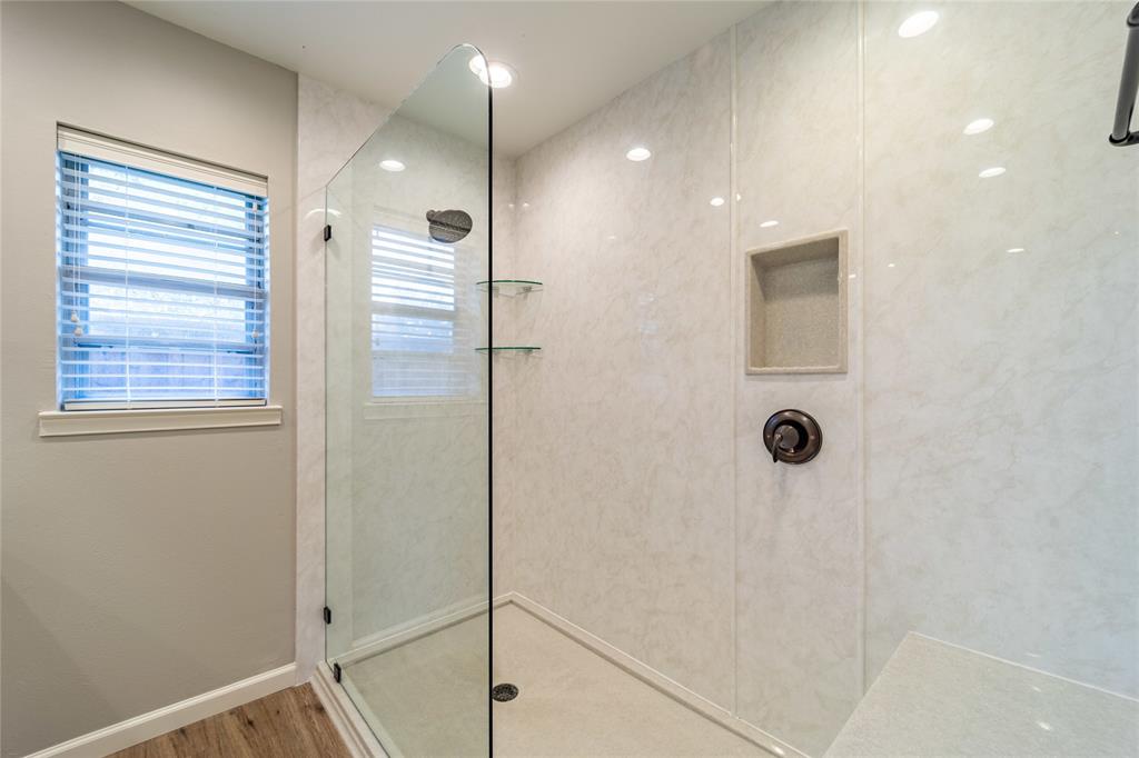 9823 Mercer Drive Dallas, TX 75228 - Photo 19 of 40 Separate, oversized walk-in shower