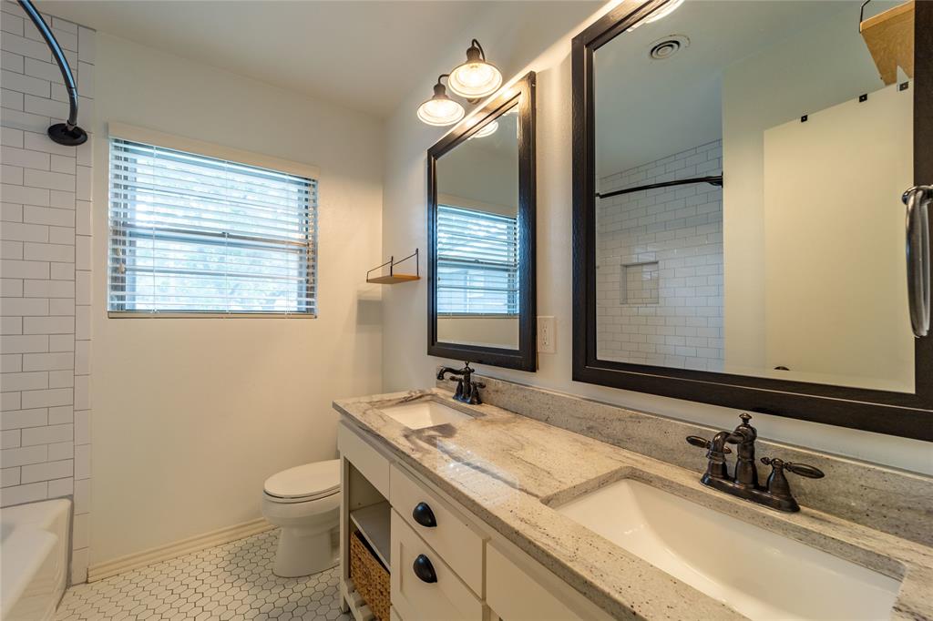 9823 Mercer Drive Dallas, TX 75228 - Photo 22 of 40 Updated hall bath is just gorgeous!