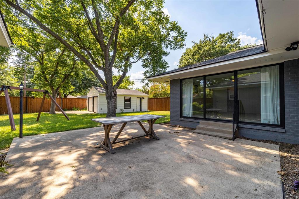 9823 Mercer Drive Dallas, TX 75228 - Photo 27 of 40 Large back yard patio