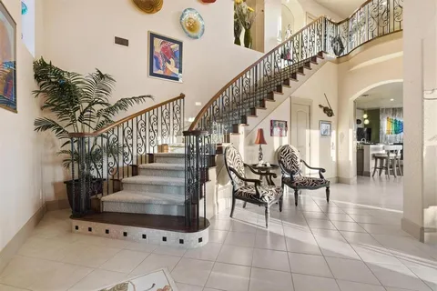 a view of entryway and hall