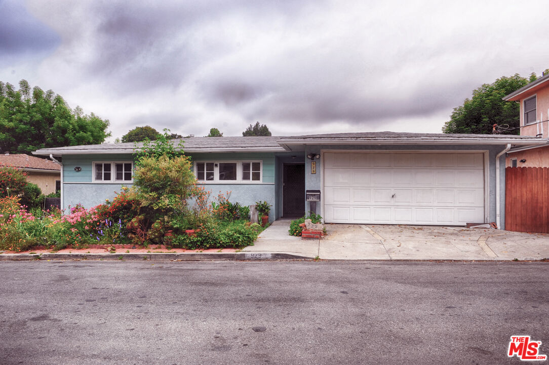 front view of house with a street