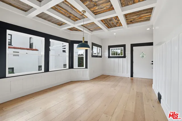 wooden floor in an empty room