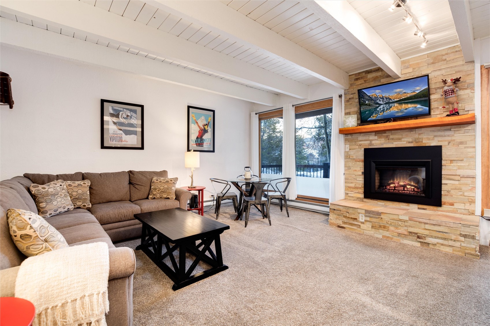 465 4 O Clock Road, Unit W1 Breckenridge, CO 80424 - Photo 3 of 34 This uniquely spacious one-bedroom has plenty of room to gather or host thanks to a open concept living space.