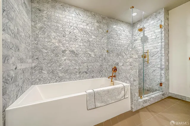 a view of a city with tall buildings