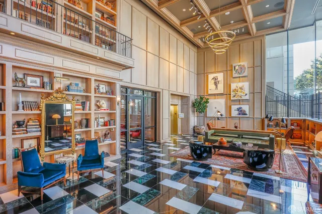 a view of building with garden