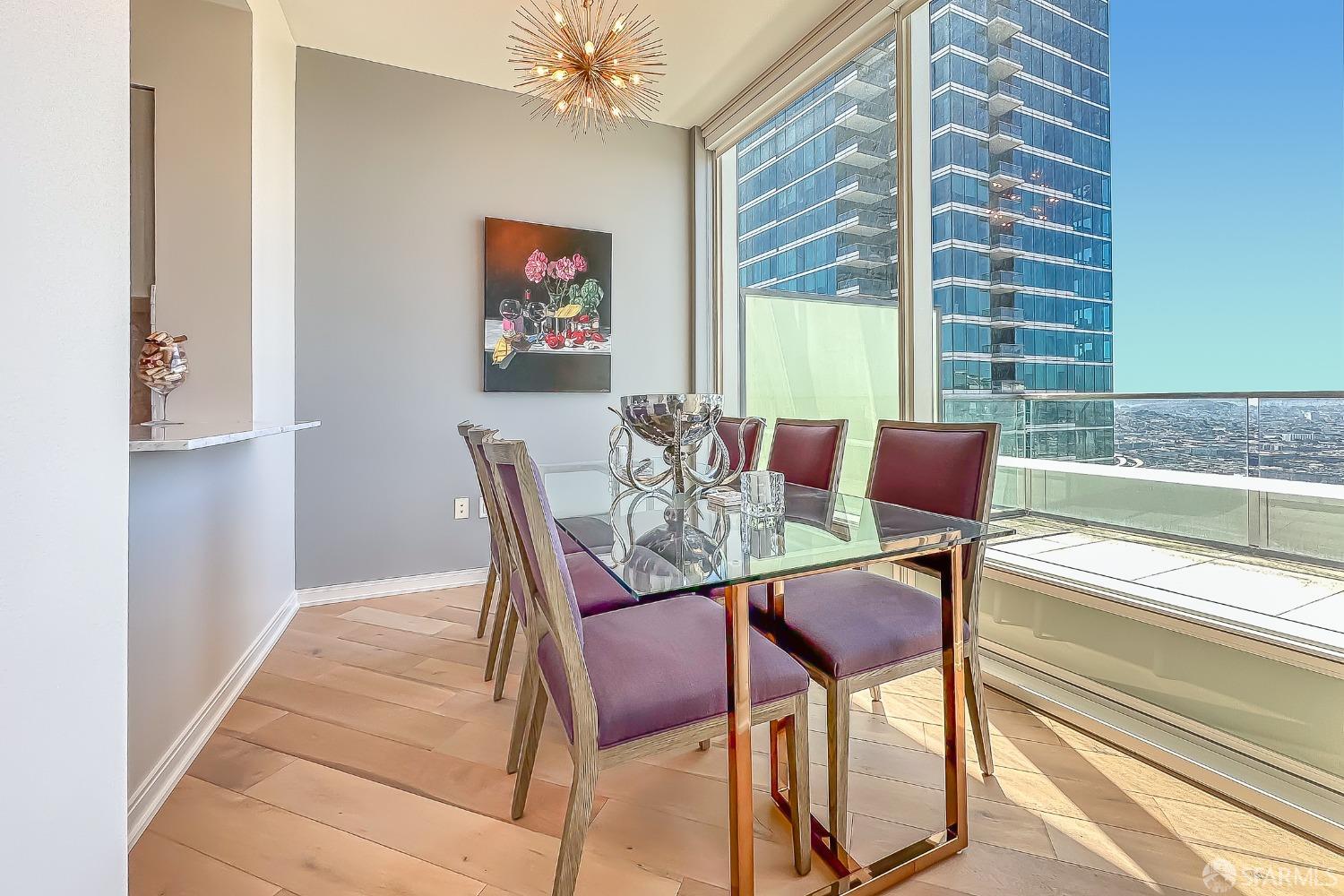 401 Harrison Street, Unit 44A San Francisco, CA 94105 - Photo 8 of 42 a dining room with furniture and window