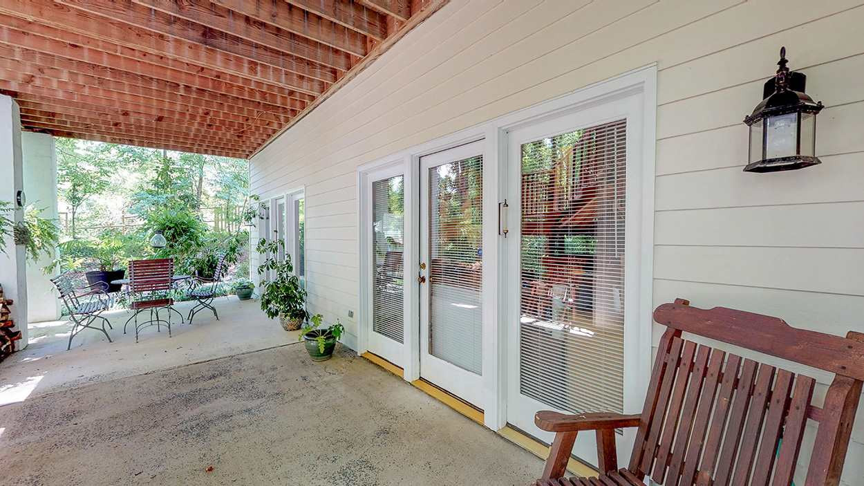 3545 Hope Valley Road Durham, NC 27707 - Photo 27 of 30 Patio on Lower Level -- Ideal for rainy days for puttering around