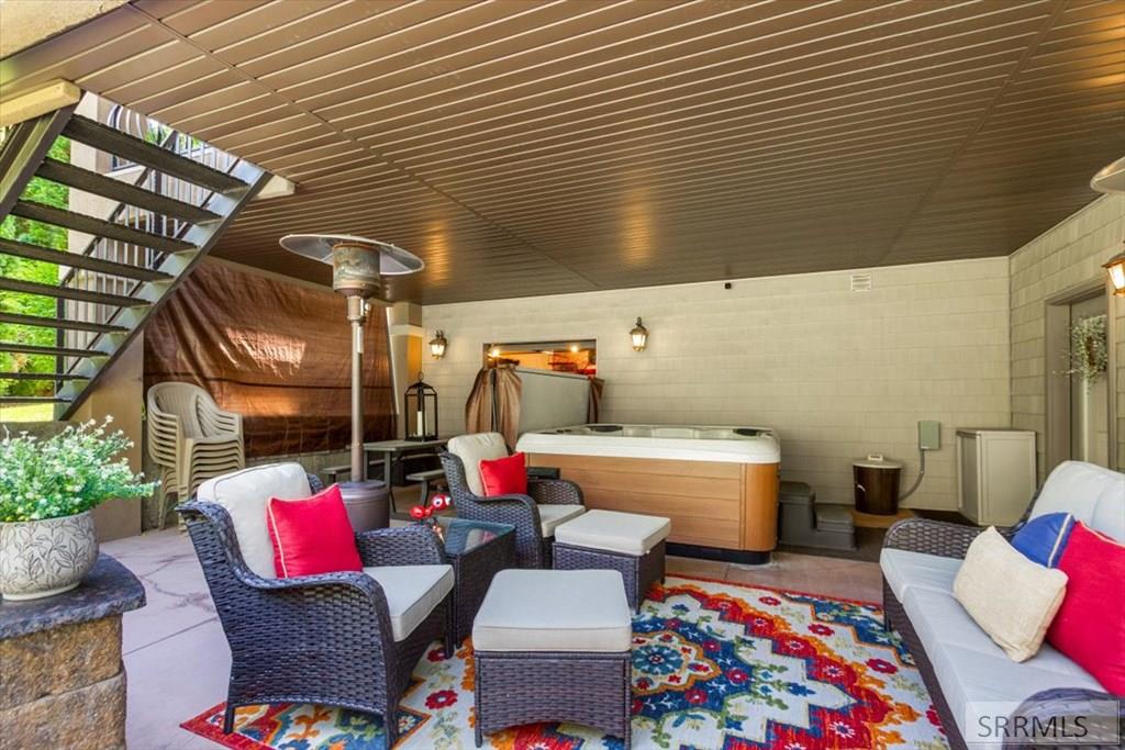 327 Talon Drive Rexburg, ID 83440 - Photo 33 of 45 Lower Covered Patio-Hot Tub