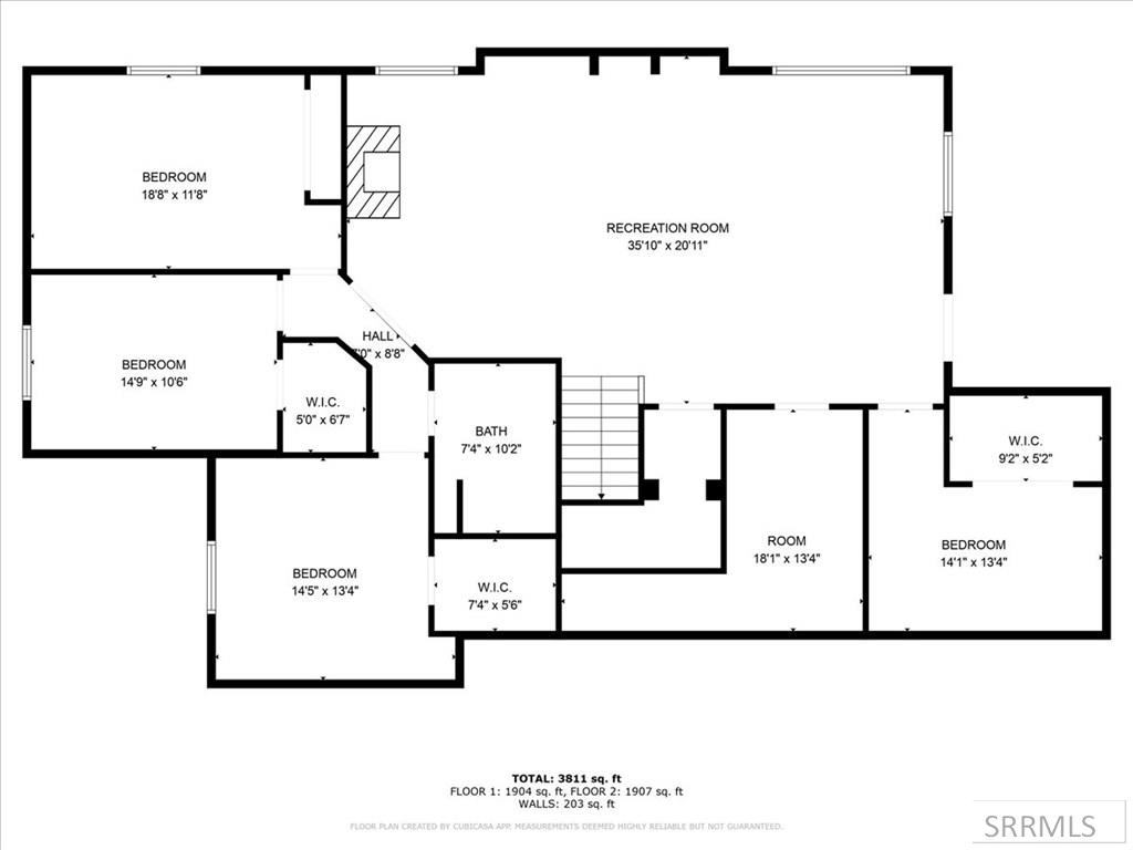327 Talon Drive Rexburg, ID 83440 - Photo 44 of 45 Lower Level Floor Plan