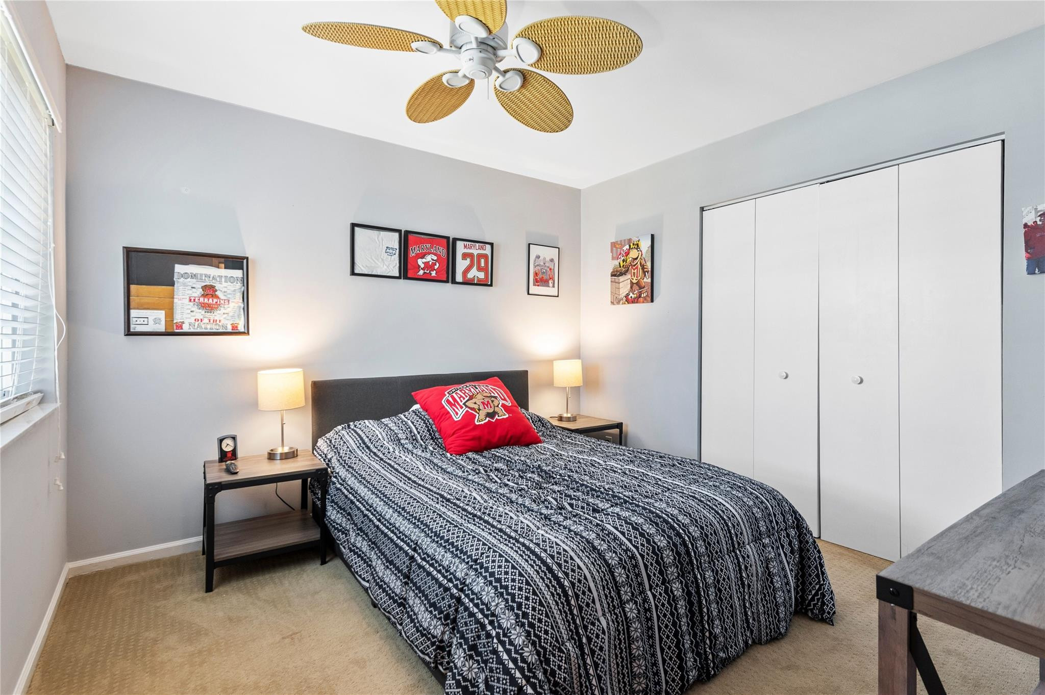 7904 Travelers Tree Drive Boca Raton, FL 33433 - Photo 27 of 35 a bedroom with a bed and a chandelier