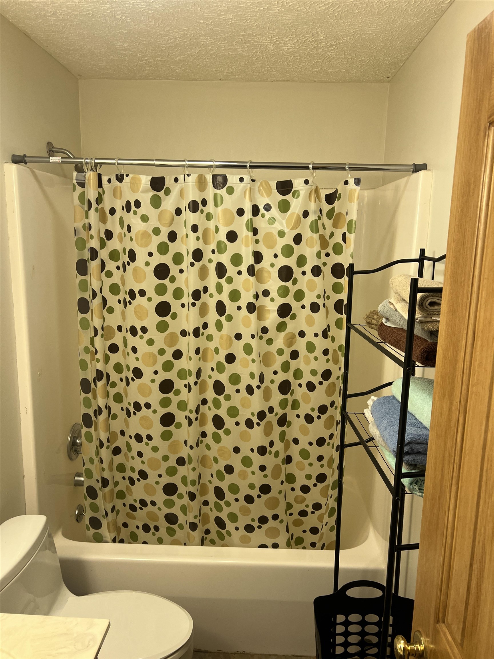 860 Plainview Road Henderson, TN 38340 - Photo 23 of 40 a bathroom with a shower curtain