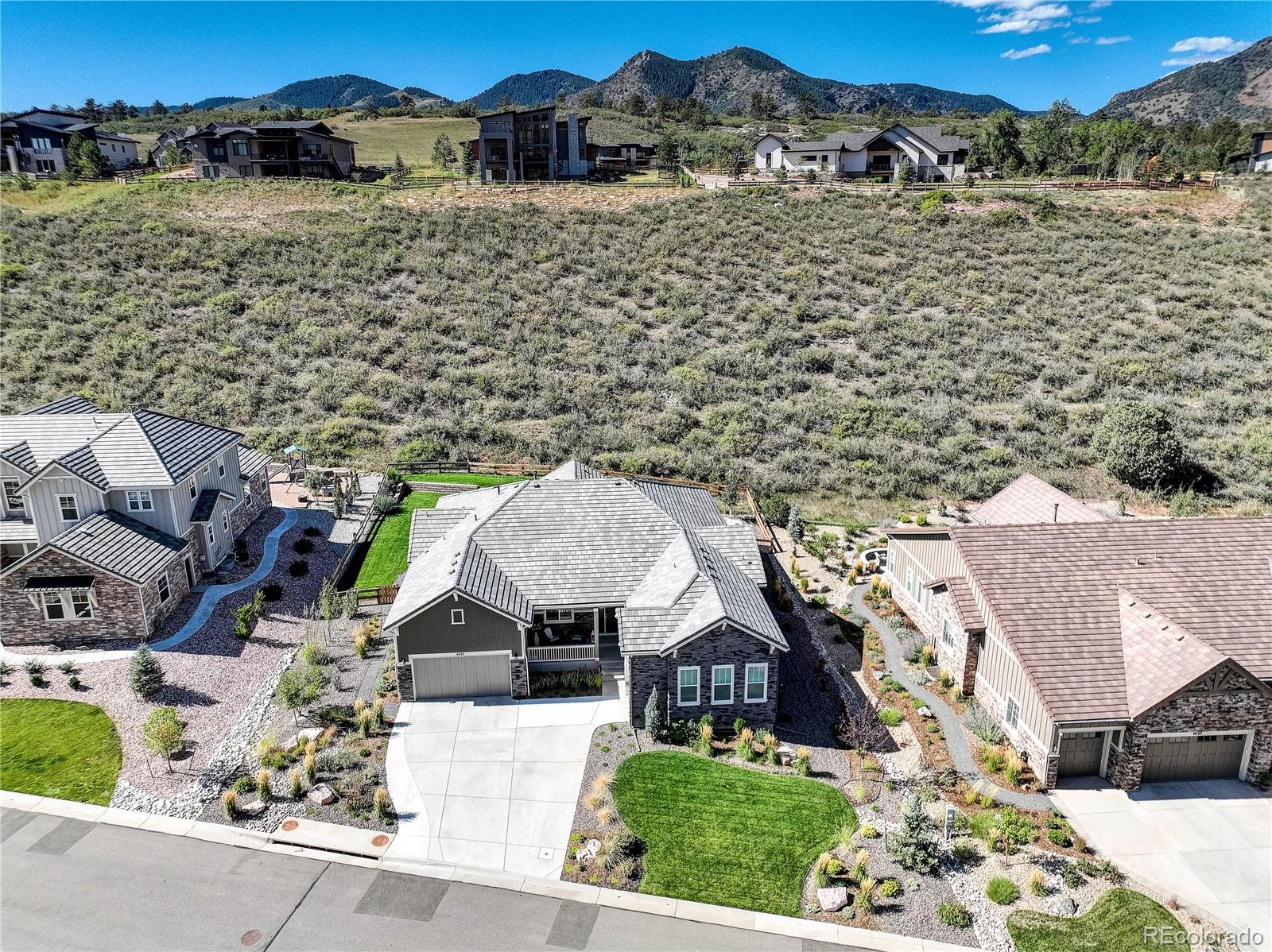 4907 Hogback Ridge Road Morrison, CO 80465 - Photo 2 of 47 a aerial view of a house