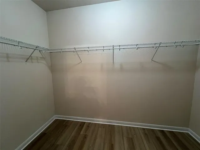 a view of walk in closet