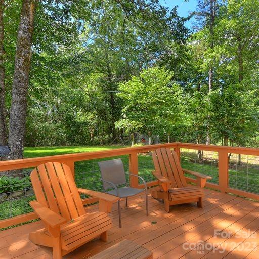 900 Woodland Forest Road Marvin, NC 28173 - Photo 29 of 36 a view of patio with lawn chairs wooden floor and fence