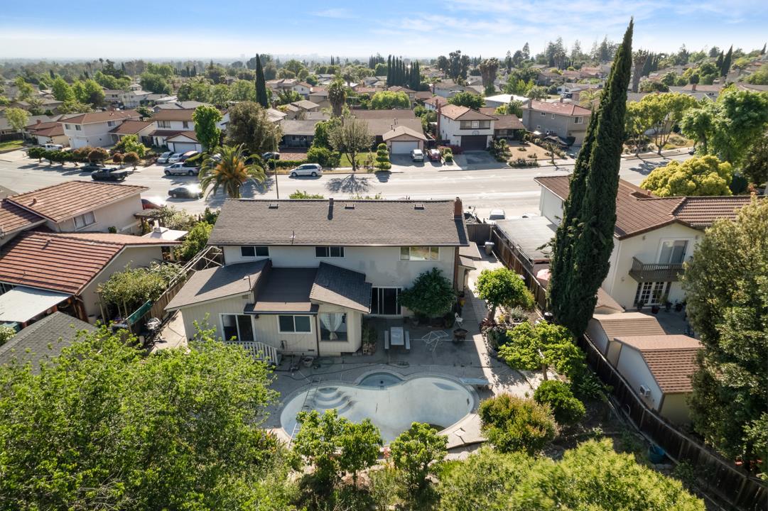 2240 Ruby Avenue San Jose, CA 95148 - Photo 17 of 18 an aerial view of a house with a garden view