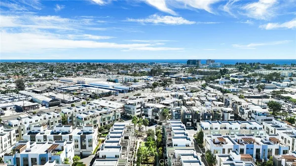 a view of a city that has tall buildings