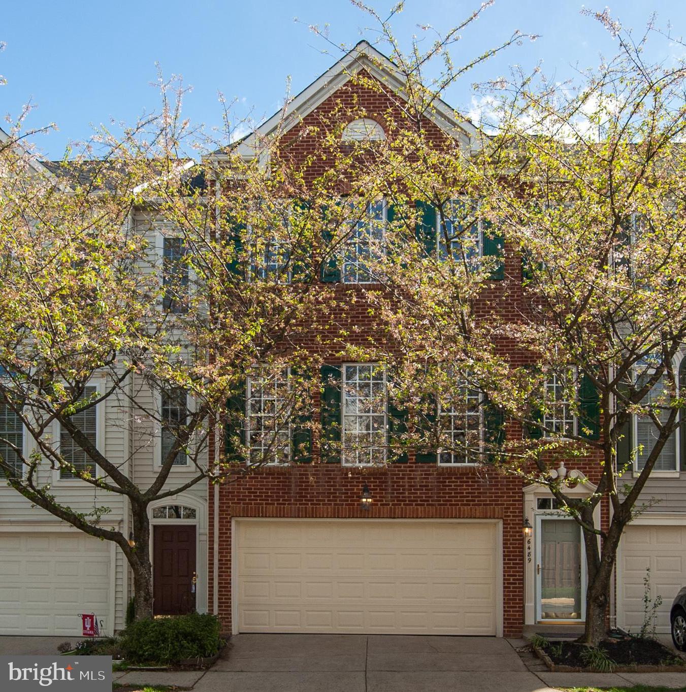 6489 Topsails Lane Springfield, VA 22150 - Photo 1 of 28 Elegant Townhome with Two-Car Garage