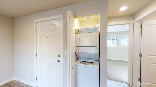 a room with storage and utility