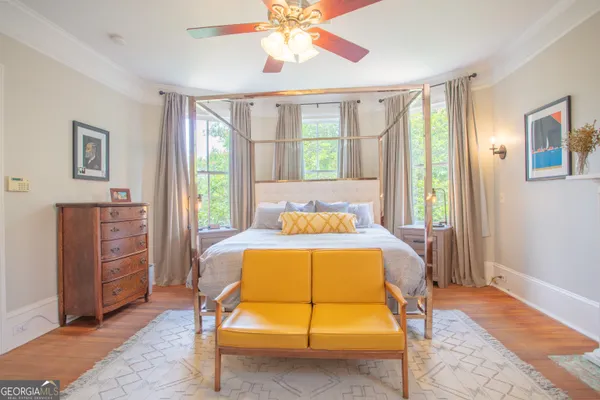 a room with natural light