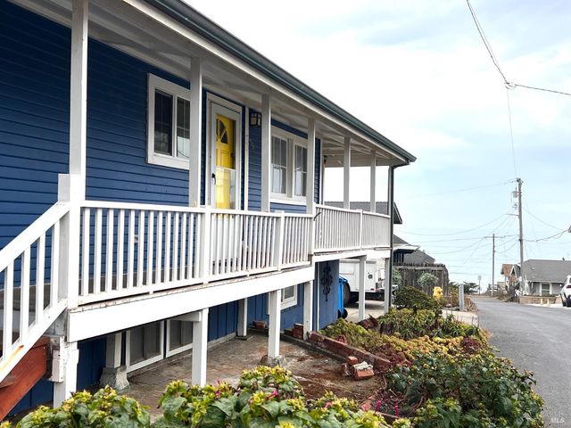 a view of a house with a deck