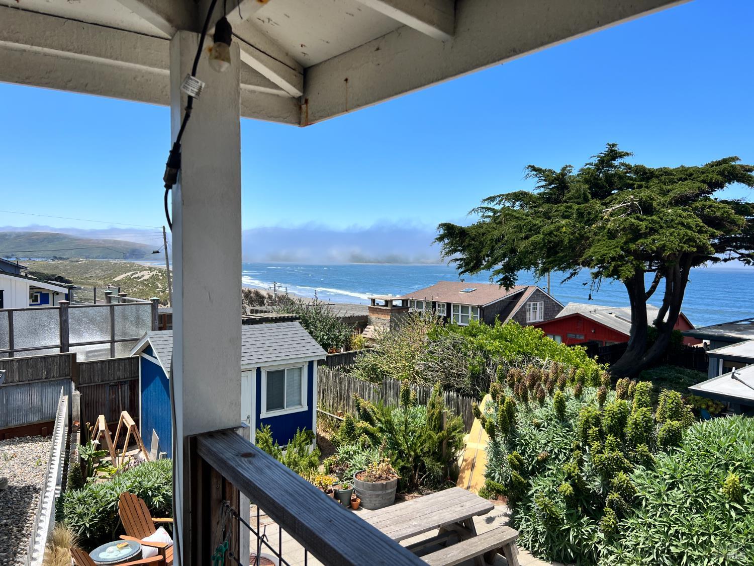 75 Ocean View Avenue Dillon Beach, CA 94929 - Photo 2 of 30 a view of a balcony with chairs