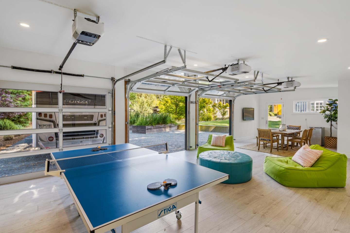 135 Willowbrook Drive Portola Valley, CA 94028 - Photo 16 of 50 a view of a living room and dining room