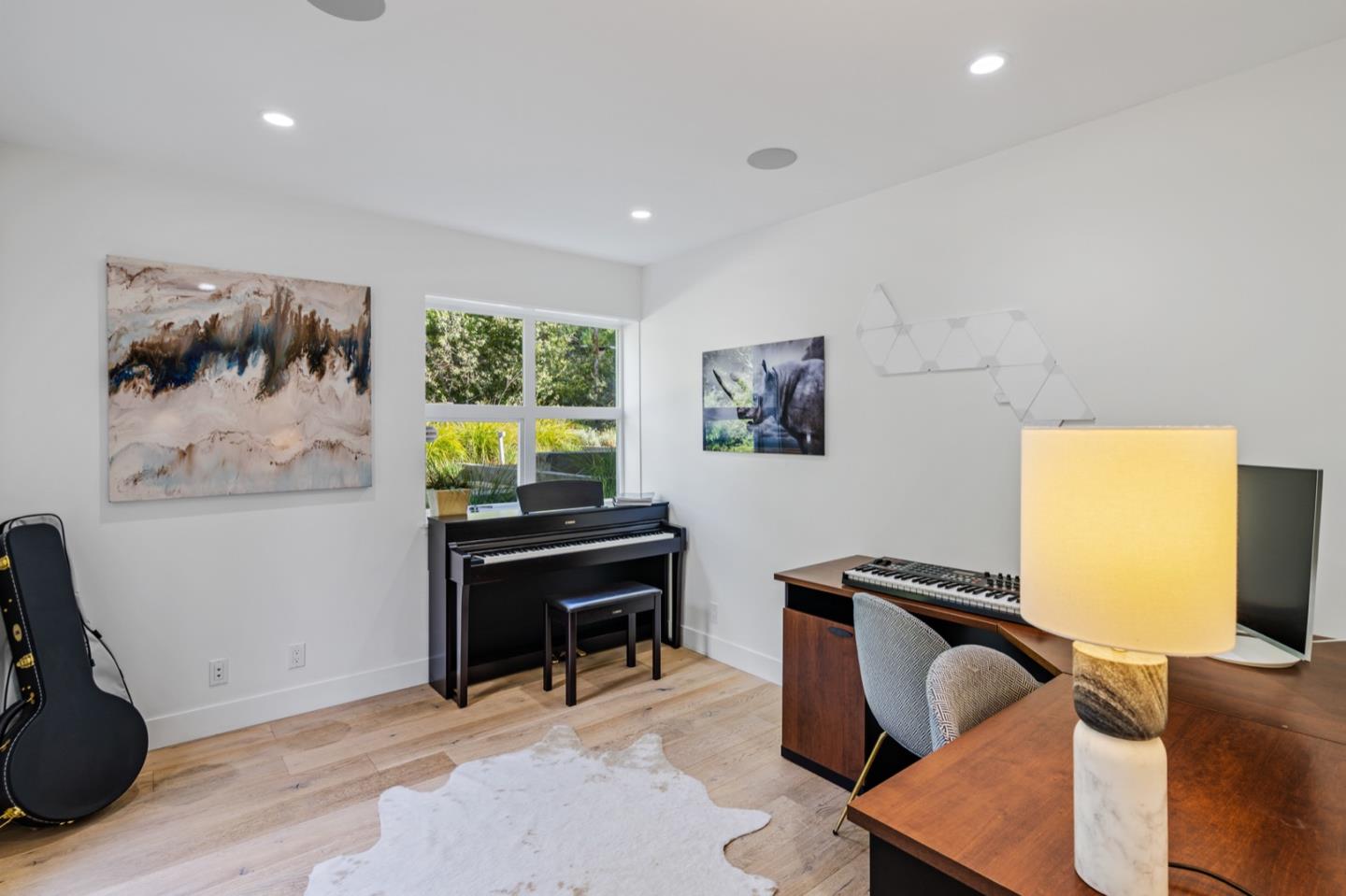 135 Willowbrook Drive Portola Valley, CA 94028 - Photo 30 of 50 a workspace with furniture and window