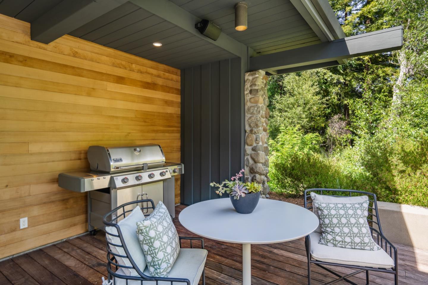 135 Willowbrook Drive Portola Valley, CA 94028 - Photo 8 of 50 a outdoor dining space with furniture and outdoor view