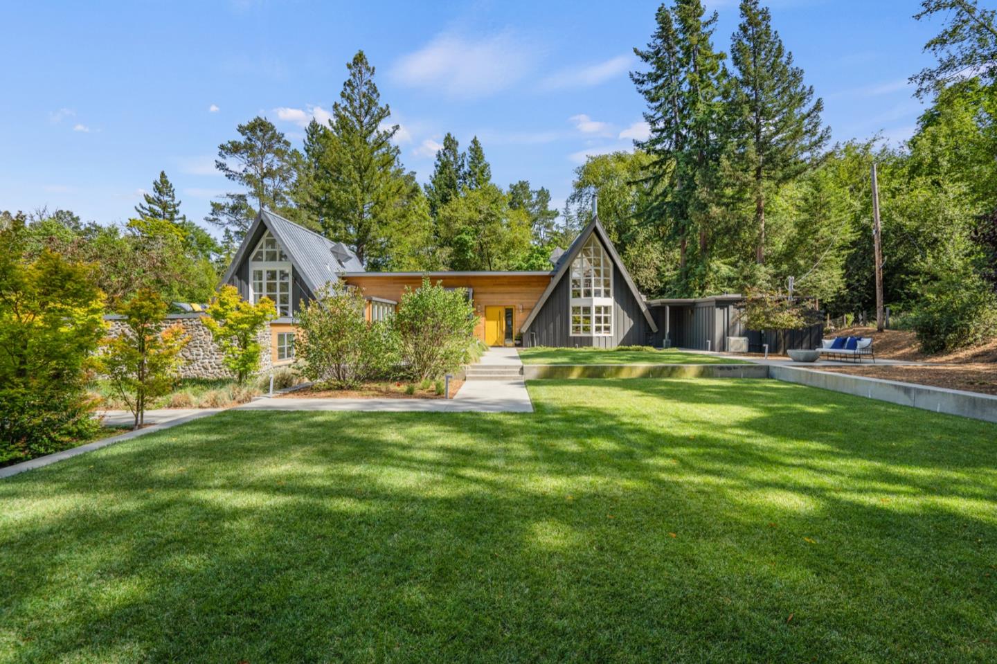 135 Willowbrook Drive Portola Valley, CA 94028 - Photo 10 of 50 a view of a house with a yard