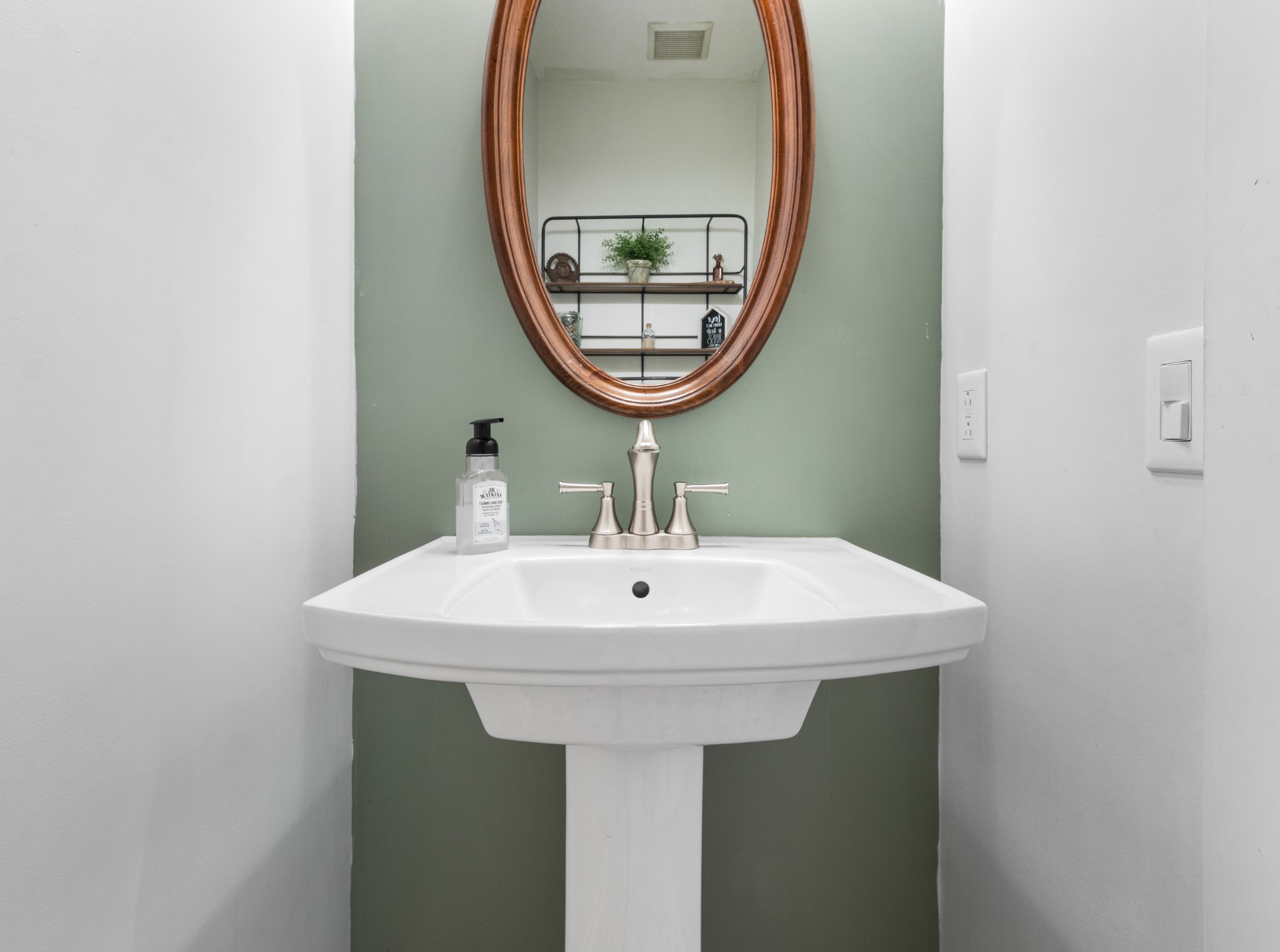 340 Batson Road Cunningham, TN 37052 - Photo 20 of 57 a bathroom with a sink and a mirror