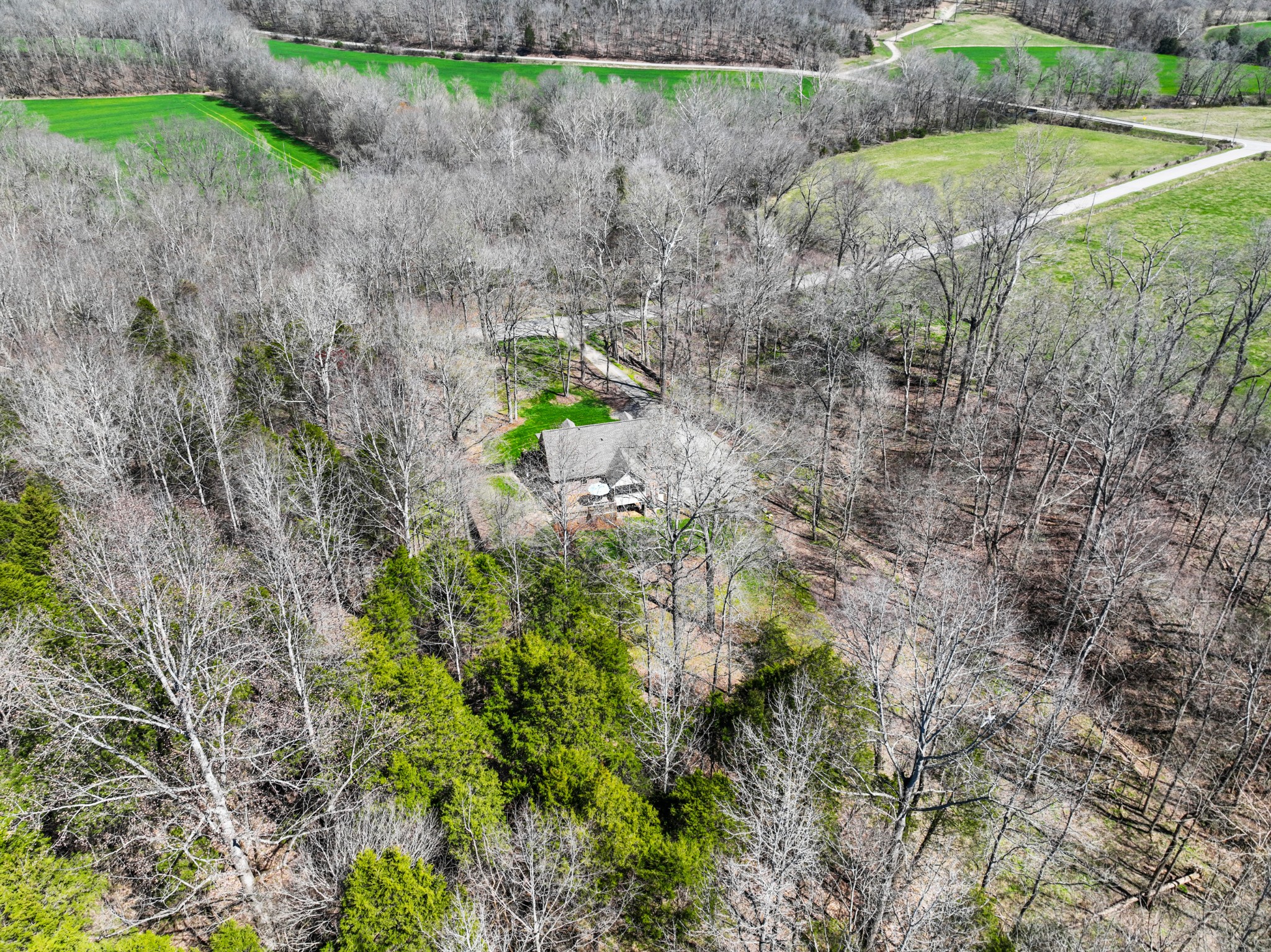 340 Batson Road Cunningham, TN 37052 - Photo 54 of 57 a backyard of a house with a yard and outdoor seating