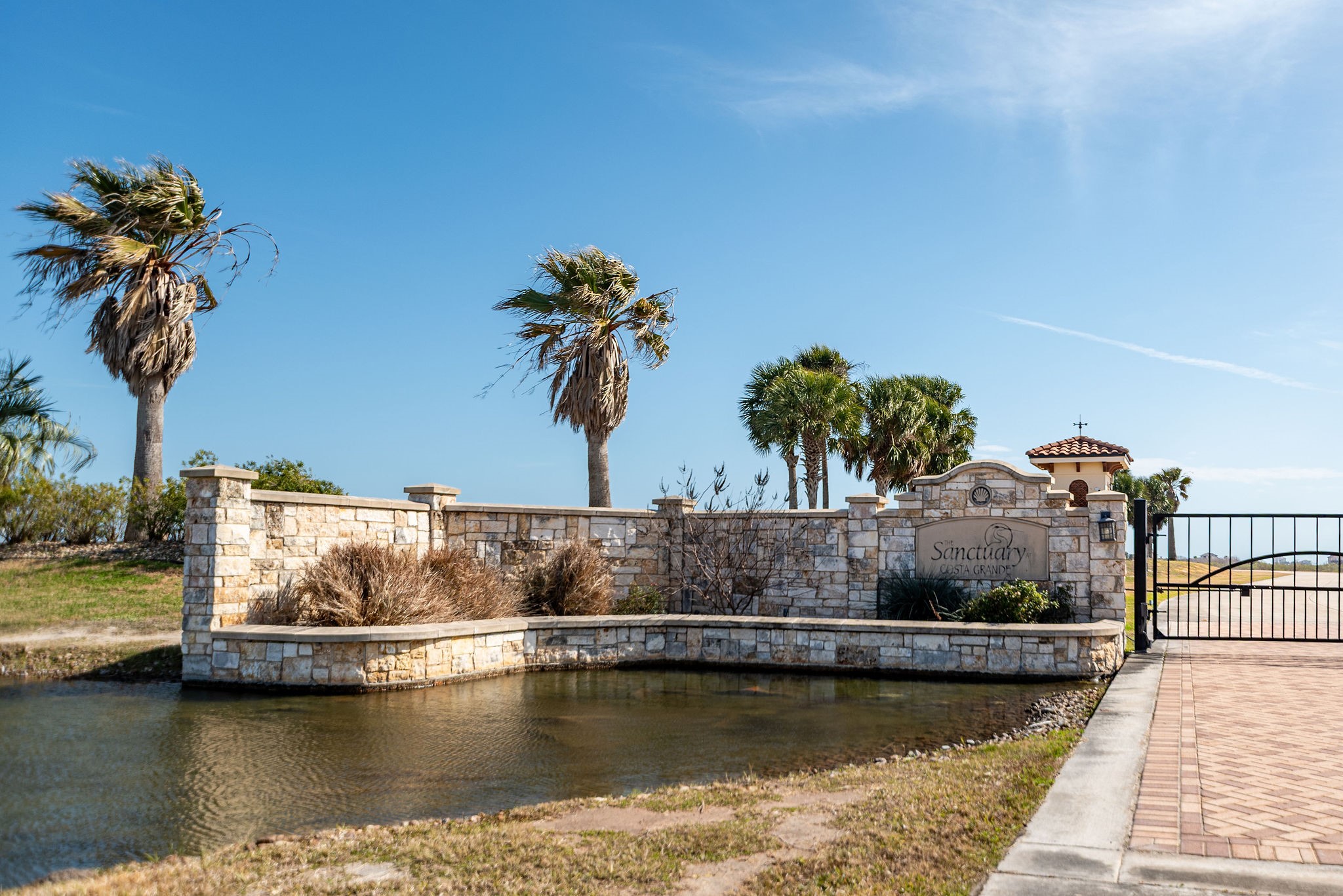 154 Chateau Way Port Port O'Connor, TX 77982 - Photo 15 of 16 The Sanctuary Gated Entrance