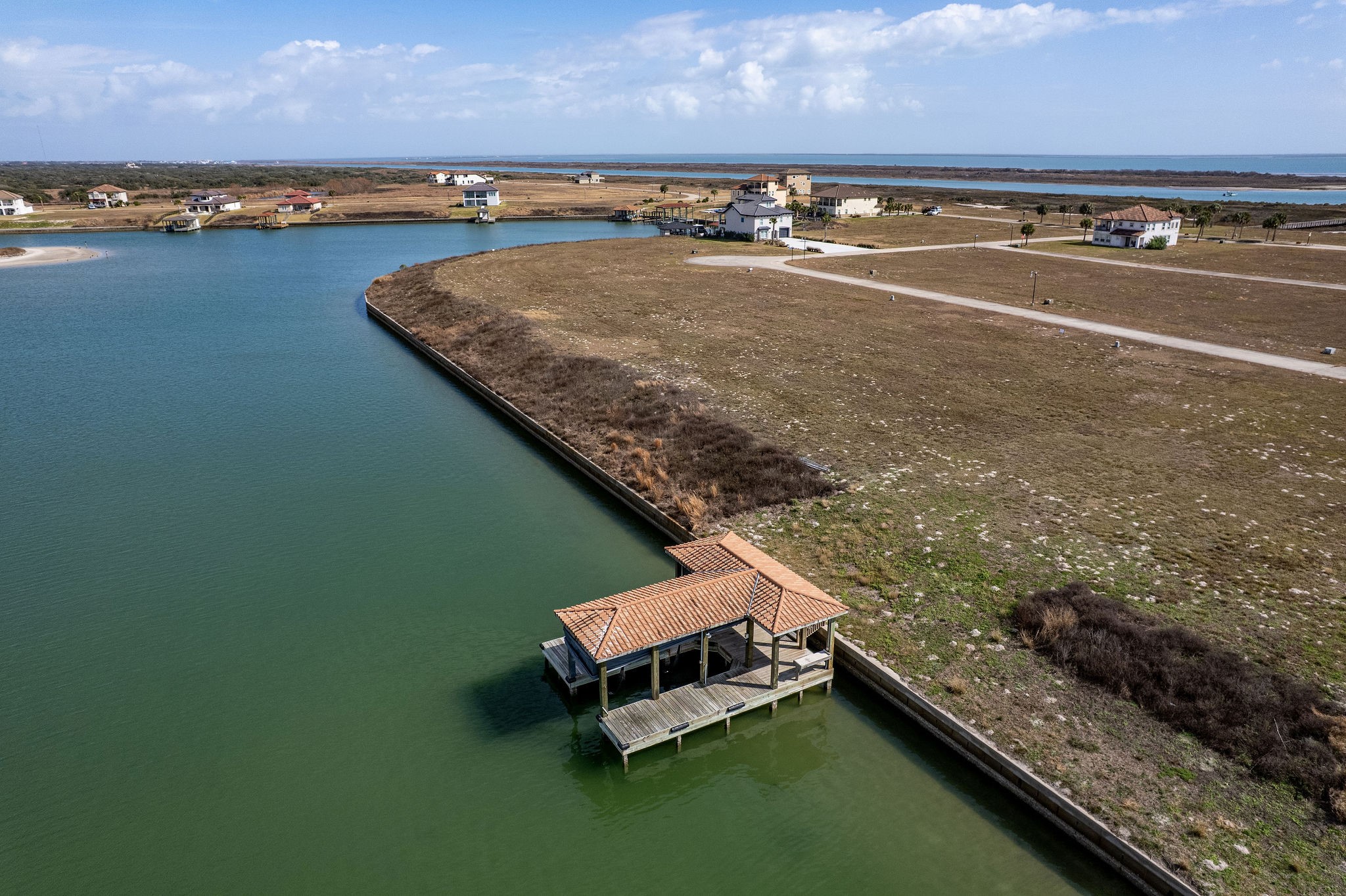 154 Chateau Way Port Port O'Connor, TX 77982 - Photo 9 of 16 Aerial View
