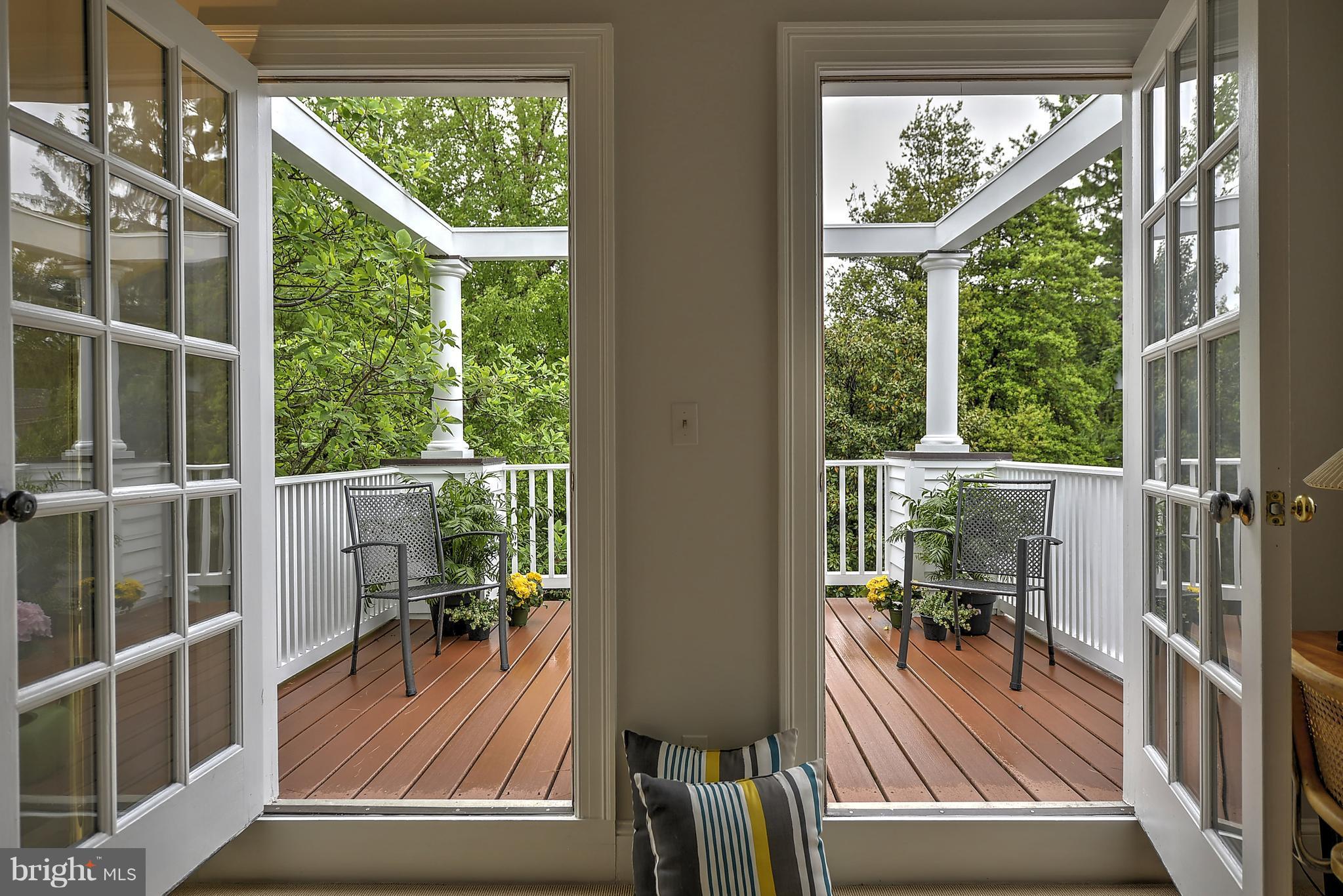 6305 Broad Branch Road Chevy Chase, MD 20815 - Photo 19 of 30 2nd floor deck off office