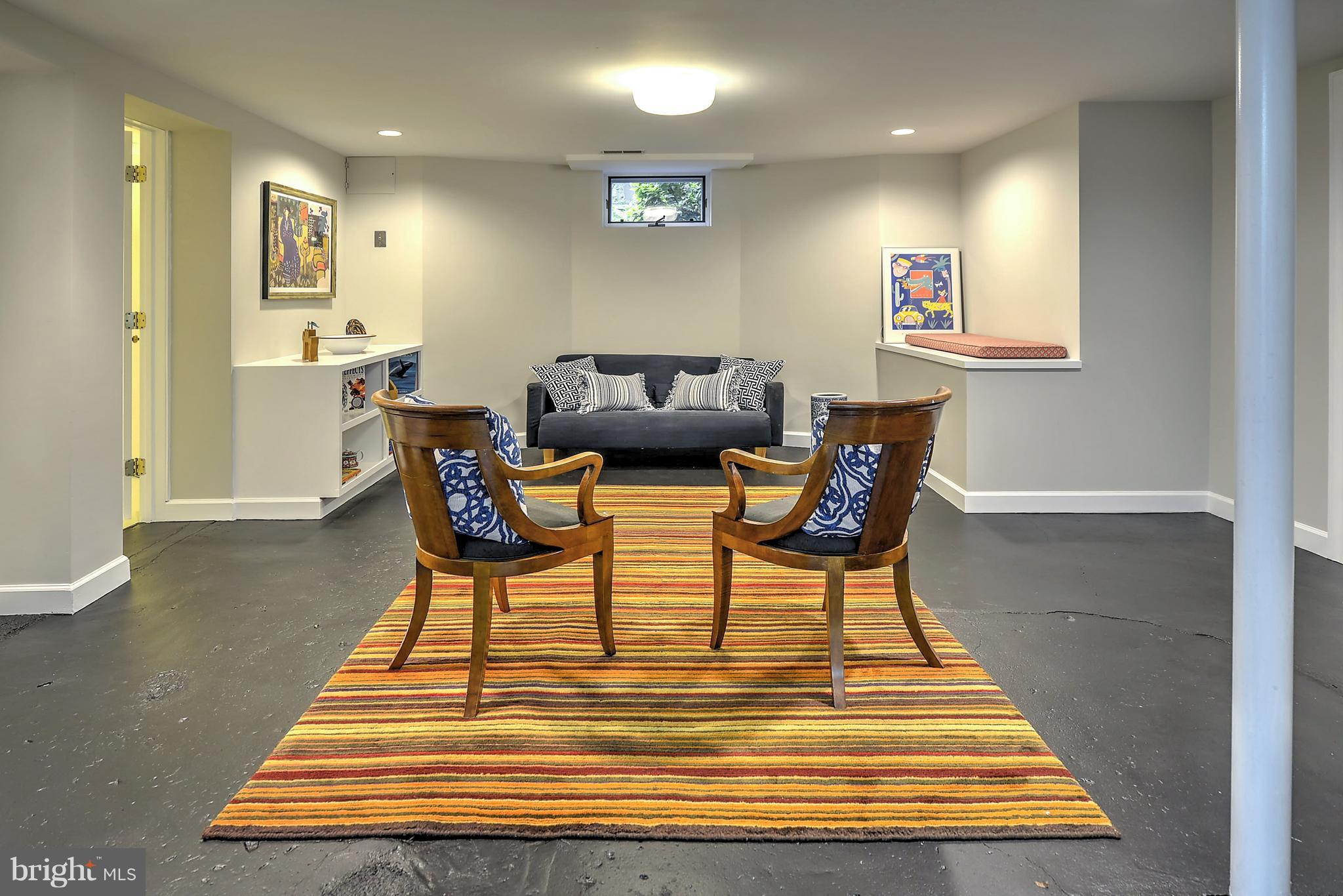 6305 Broad Branch Road Chevy Chase, MD 20815 - Photo 25 of 30 Lower Level Rec Room