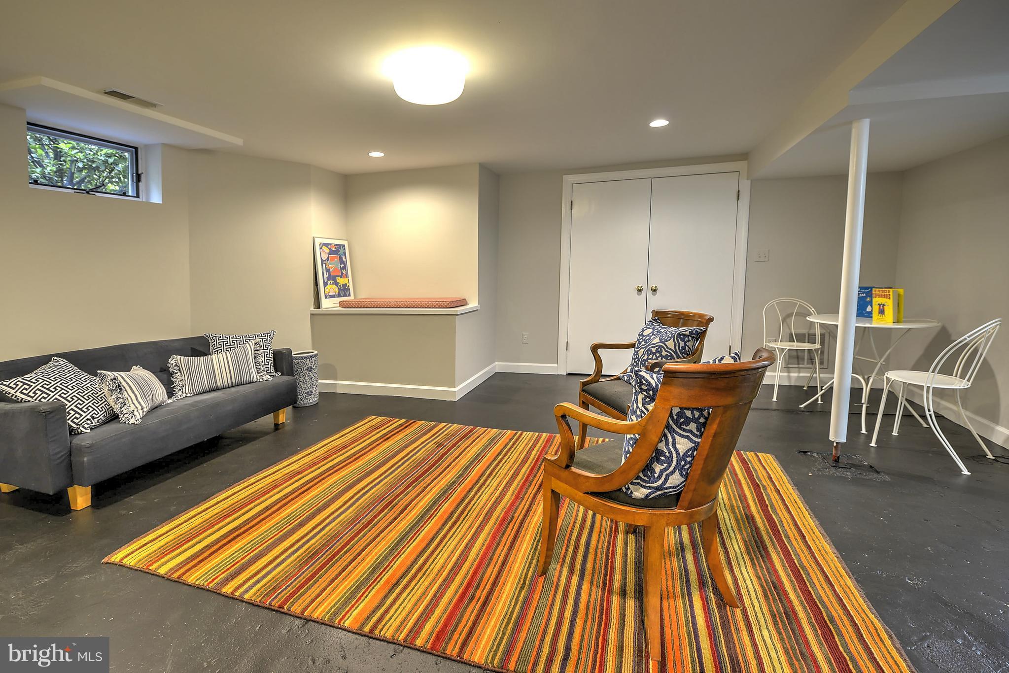 6305 Broad Branch Road Chevy Chase, MD 20815 - Photo 26 of 30 Lower Level Rec Room